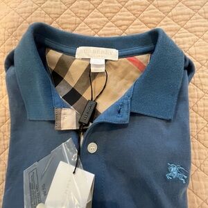 Burberry Lupin Blue Casual Shirt